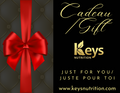 Cartes cadeaux de 10$ à 500$||$ 10 to $ 500 gift cards KEYS NUTRITION