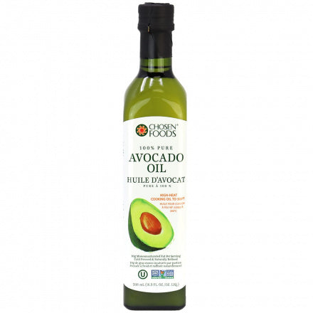 Chosen Foods - Huile d'avocat pure à 100% 500ml||Chosen Foods - pure avocado oil 100% 500ml CHOSEN FOOD