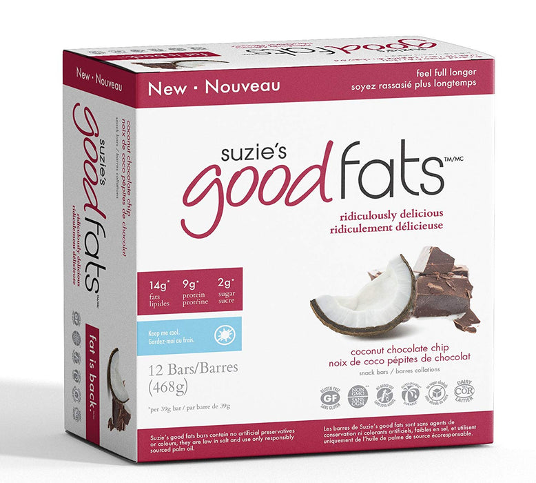 Love Good Fats - Noix de coco et pépites de chocolat 39g||Love Good Fats - Coconut and chocolate chips 39g LOVE GOOD FATS