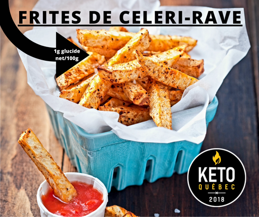 La Boîte à Frites de Celeri Rave 100% Québécois - Keto Québec||The Box Fries Rave Celery 100% Quebec - Quebec Keto KEYS NUTRITION
