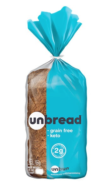UNBUN - Pain tranché UNBREAD cétogène 520g (boîte de 5 pains) - Keto Québec||UNBUN - Sliced bread UNBREAD ketogenic 520g (pack of 5 rolls) - Keto Quebec UNBUN