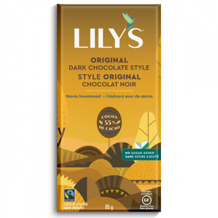 Lily's - Chocolat Noir 55% Original 85g ||Lily's - Black Chocolate 55% 85g Original LILY'S CHOCOLATE