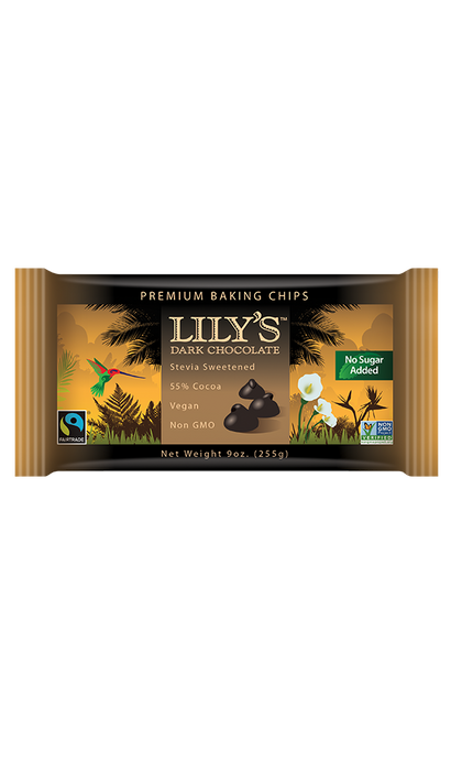 Lily's - Brisures de chocolat pour cuisson 55% 255g CAISSE DE 12||Lily's - Baking Chocolate Chip 55% 255g CAISSE DE 12 LILY'S CHOCOLATE